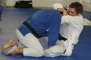 Black Belt Andre Glodzinski on the mat